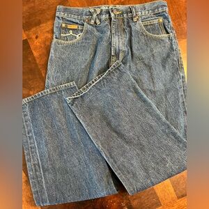 Men’s LR Grand LRG Denim Jean Pants Size 32 Rainbow Pocket Stitching Y2K